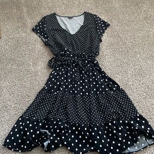 Torrid dress - black polka dot- size 3